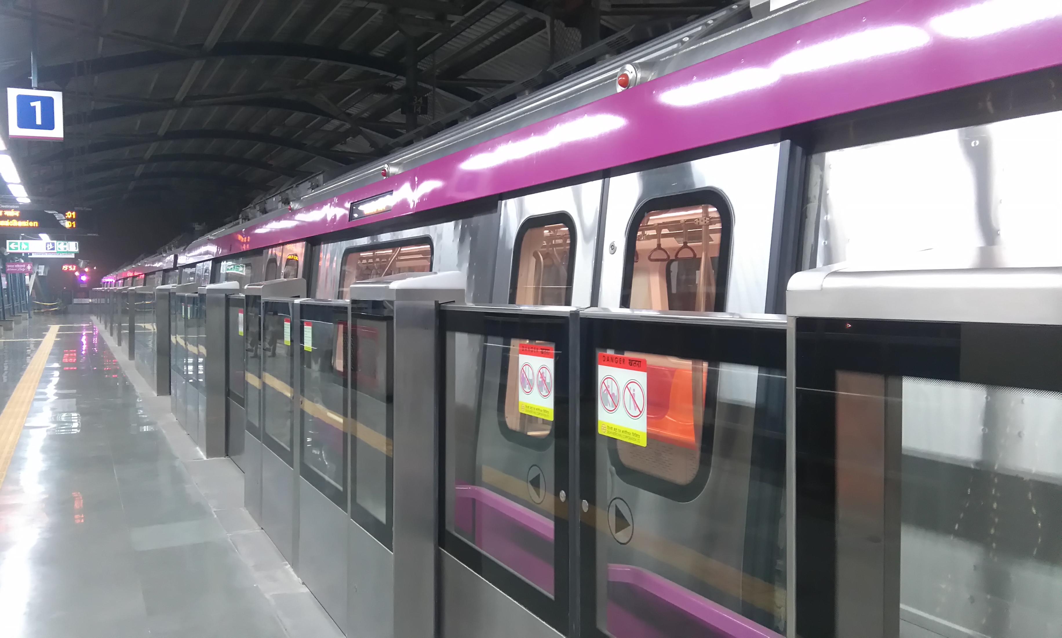 Travel time cut short from Noida to Gurgaon by Delhi Metros Magenta line