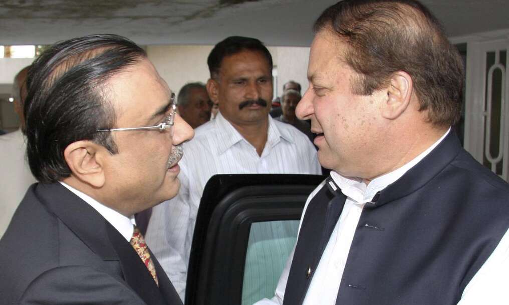 Sharif and Zardari Meet in UAE to Strategize for Pakistans Elections Sharif and Zardari Meet in UAE to Strategize for Pakistans Elections