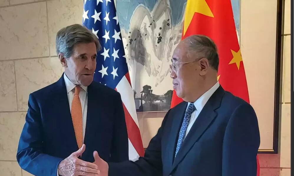 U.S. Climate Envoy John Kerry Holds High-Stakes Talks with Chinese Diplomat, Paving the Way for a Climate Partnership