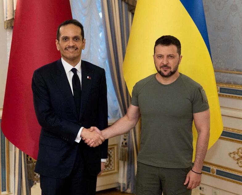 Qatar Pledges $100 Million in Humanitarian Aid to Ukraine, Promoting Social and Humanitarian Projects