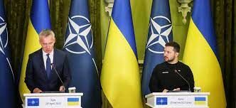 NATO Secretary-General Holds Urgent Meeting with Ukrainian President Amid Accusations of Western Allies Involvement in Missile Strike on Russian Fleet