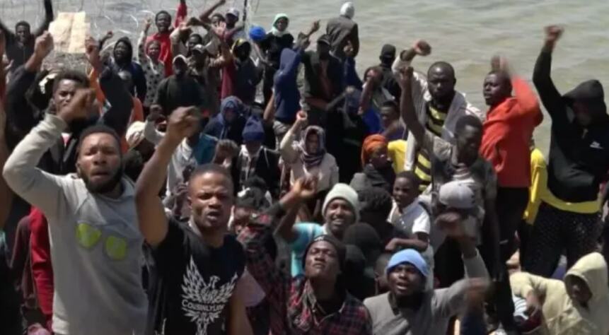 Abandoned and Forgotten: Black Refugees Stranded on Tunisia-Libya Border Face Dire Conditions