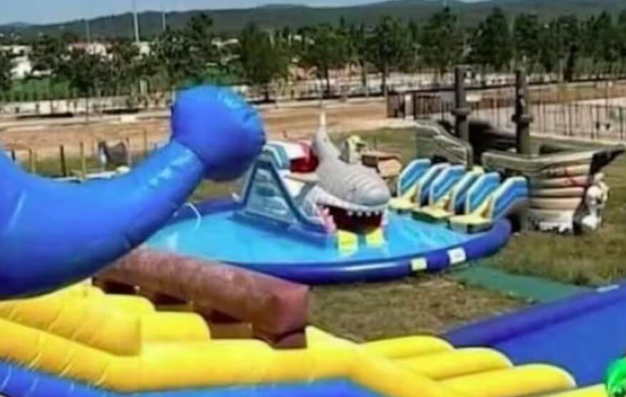 Father Killed and Daughter Critically Injured as Bouncy Castle Soars 50 Meters in Tragic Water Park Accident in France