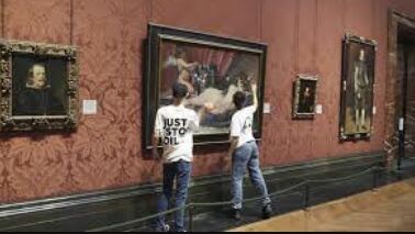 Climate Change Activists Strike Again: Famous Velázquez Painting Vandalized in National Gallery