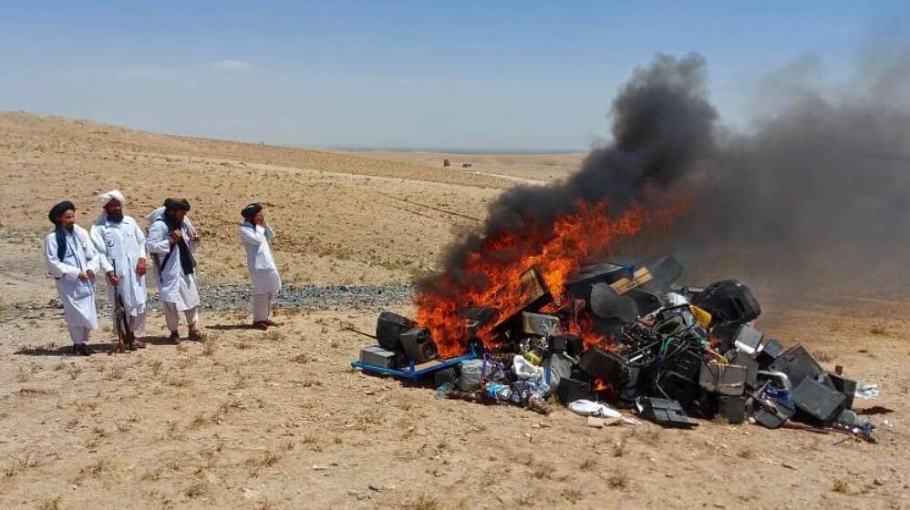 Talibans Bonfire of Music: Oppressive Policies in Afghanistan Spark Global Outrage