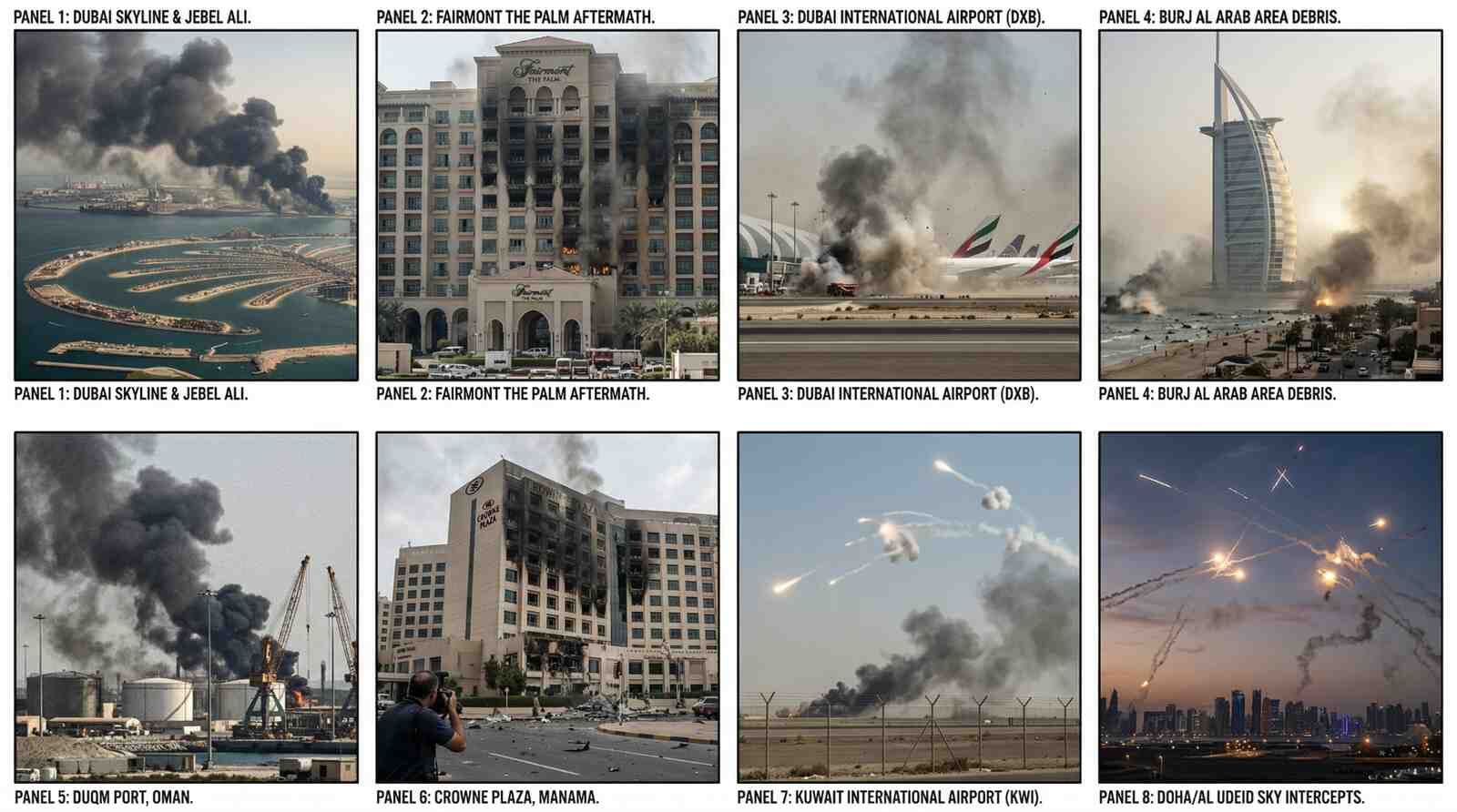 Gulf Allies Bear Brunt of Iran Attacks Gulf Allies Bear Brunt of Iran Attacks