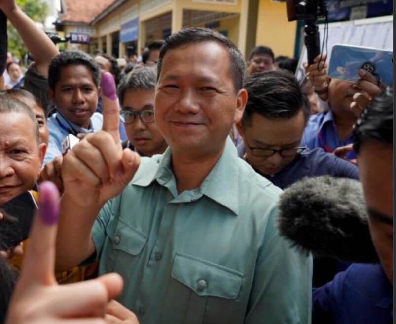 Hun Sens Heir Defends Controversial Election Victory as US Condemns Neither Free nor Fair Polls in Cambodia