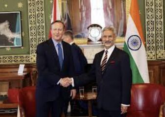 Indias External Affairs Minister S Jaishankar Meets with Britains New Foreign Secretary David Cameron to Tackle Global Challenges