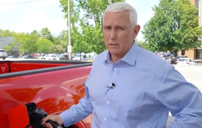 Pences Gas Pump Gaffe Sparks Online Mockery, But Presidential Campaign Pushes Forward