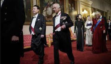 King Charles III Hosts Lavish Banquet at Buckingham Palace, Welcoming South Korean President and K-pop Stars to Strengthen Trade and Defense Ties