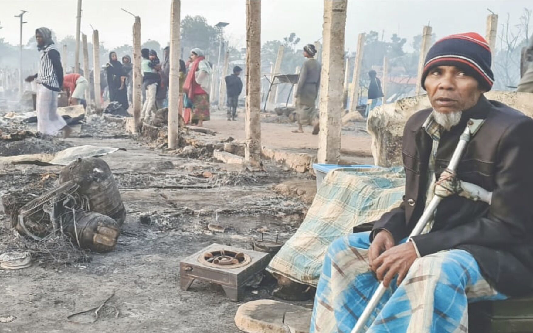 Devastating Fire Leaves Thousands of Rohingya Refugees Homeless in Bangladesh Camp