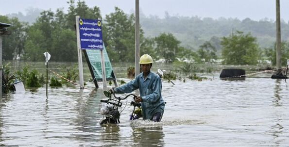 Massive Flooding Displaces Over 14,000 in Southern Myanmar, Disrupts Transportation