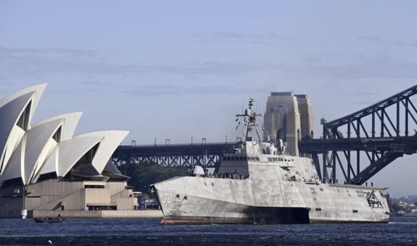 US Navy Sets Sail Down Under: Historic Commissioning of Warship in Australia Strengthens Alliance in Face of Chinas Rise