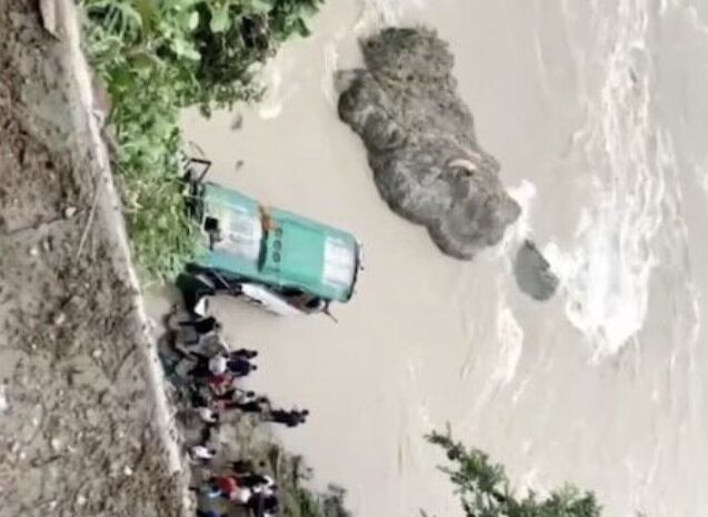 Tragedy Strikes in Nepal: 8 Dead, 15 Injured as Bus Plunges into Swollen River