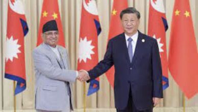 Chinese President Xi Jinping and Nepalese Prime Minister Pushpa Kamal Dahal Prachanda Meet at Asian Games, Commit to Strengthening China-Nepal Ties