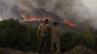 Widespread Destruction and Tragedy: Greece Battles Largest Blaze in EU as 20 Lives Lost in Devastating Wildfires