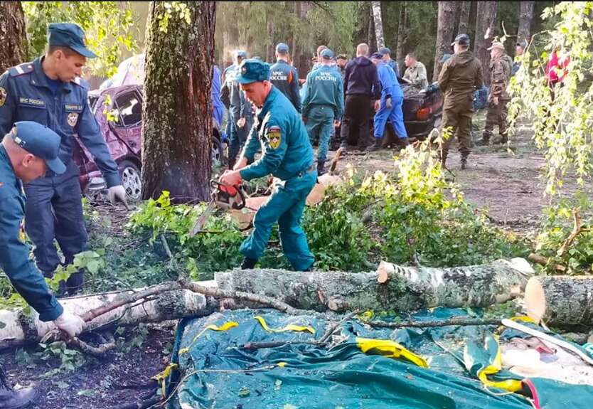 Fatal Storm Strikes Russias Campsites: 8 Dead, 10 Hospitalized as Trees Crash Down in Hurricane-Like Conditions