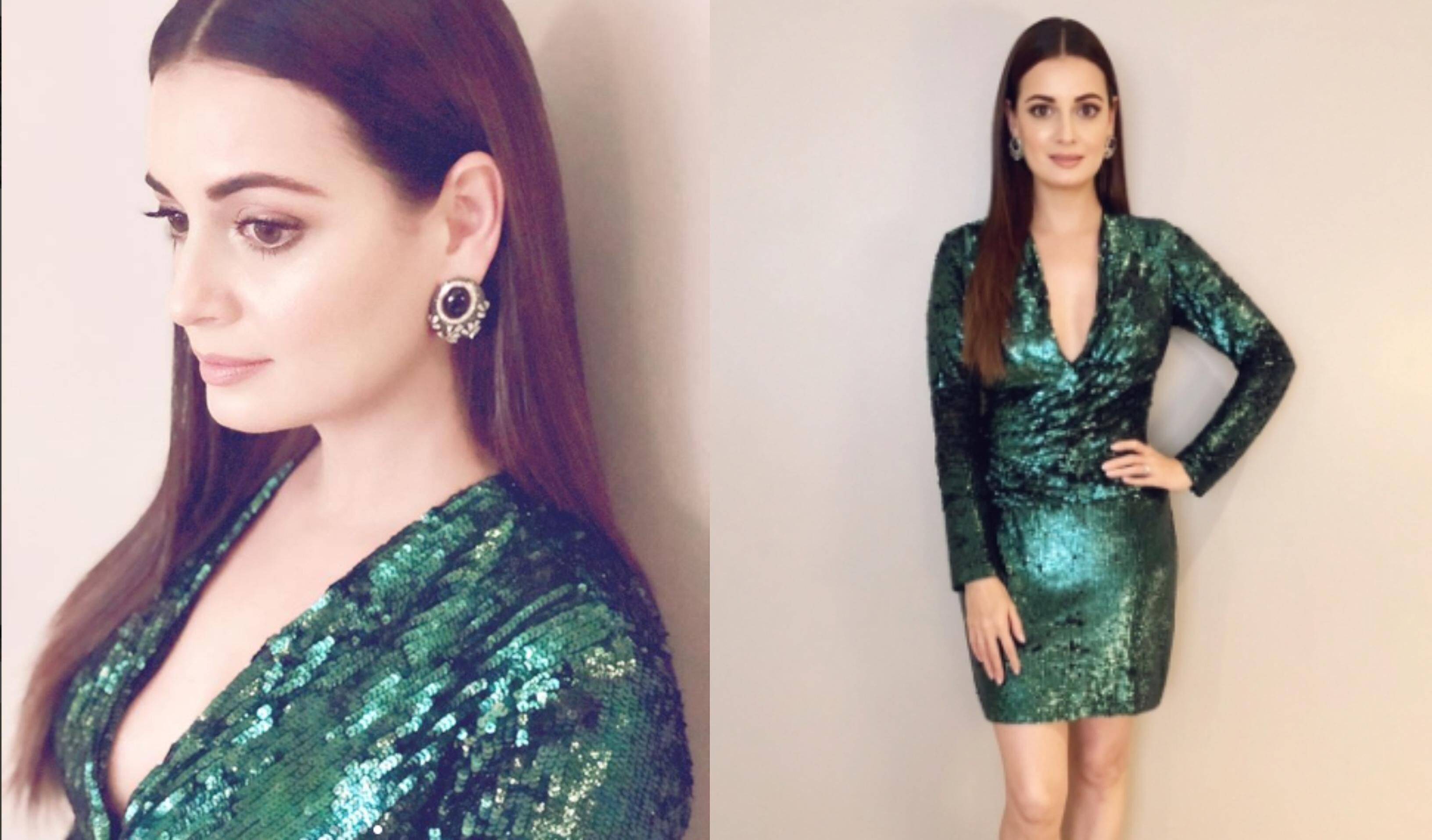 IIFA 2018- Dia Mirza speaks about reducing the use of plastic while wearing a gown of plastic