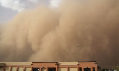 Dusty storms are likely to continue over the next three days. Pic for representational purpose only.