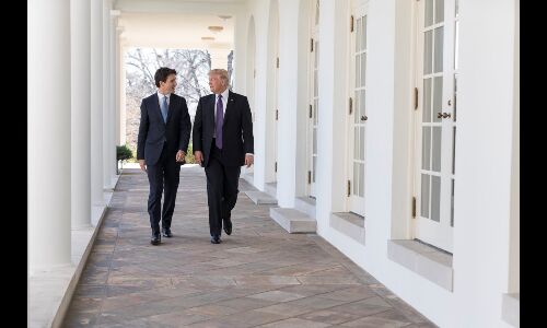 The G7 summit was supposed to improve fast-fraying ties between America and Canada but it was reduced to petty name calling by the US President Trump of his Canadian counterpart Trudeau. Pic for representational purpose only.