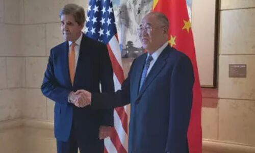 US Climate Envoy John Kerry Breaks Stalemate with China, Revives Talks on Planet-Warming Emissions US Climate Envoy John Kerry Breaks Stalemate with China, Revives Talks on Planet-Warming Emissions