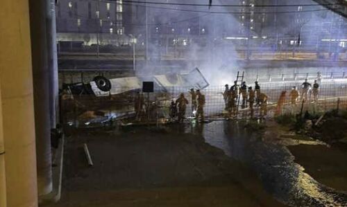 Deadly Bus Crash near Venice: 21 Lives Lost, including Children, as Bus Plunges Off Flyover Deadly Bus Crash near Venice: 21 Lives Lost, including Children, as Bus Plunges Off Flyover