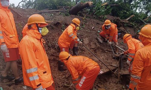 Race Against Time: Desperate Rescue Efforts Underway as Devastating Landslide Claims Lives in Western India Race Against Time: Desperate Rescue Efforts Underway as Devastating Landslide Claims Lives in Western India