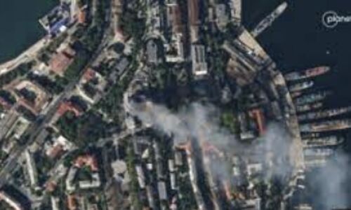 Ukraine Strikes Russias Black Sea Fleet: Serviceman Missing, Cyberattack Targets Crimea