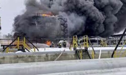 Ukrainian Drones Strike Russian Oil Refinery in Bold Escalation of Conflict