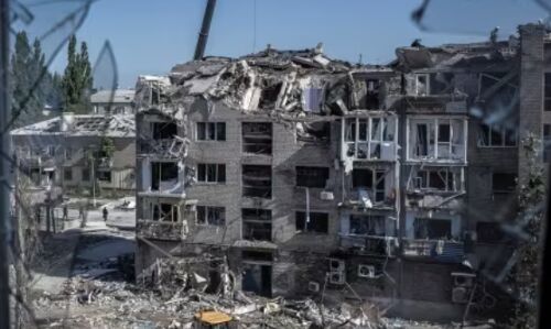 Double Tap Strikes: Russian Missiles Target Emergency Workers in Devastating Attack on Ukrainian City