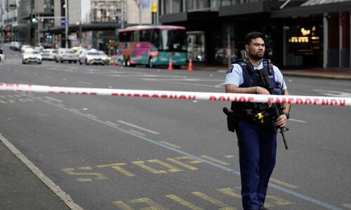 Downtown Auckland Construction Site Shocked by Gunmans Rampage: Calls for Action on Domestic Violence and Gun Control