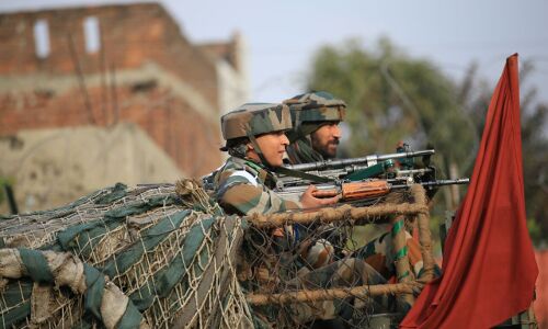 Schools close down after terror attack at Sunjwan army camp Schools close down after terror attack at Sunjwan army camp