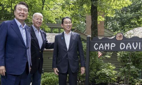 US, Japan, and South Korea Condemn Chinas Aggressive Actions in South China Sea and Forge Strong Alliance at Camp David Summit
