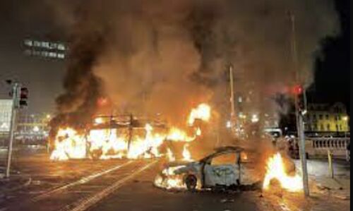 Violent Clashes Erupt in Dublin After Brutal Knife Attack Sparks Outrage