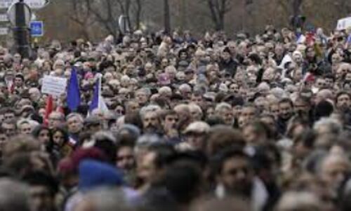 Thousands March in Paris to Denounce Rising Antisemitism Amid Israel-Gaza Conflict
