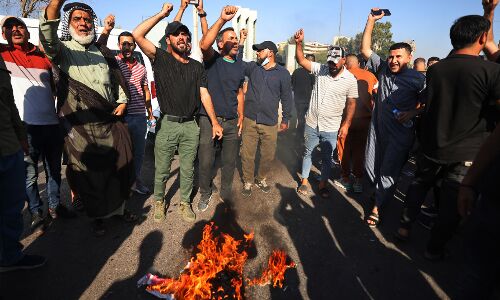Iraqi Protest over Quran Burning in Sweden