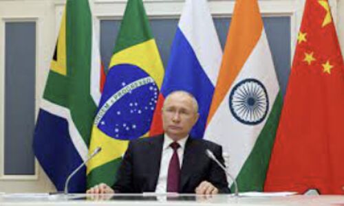 Putin Takes Center Stage at BRICS Summit to Tackle Israel-Hamas War and Bring Global Unity