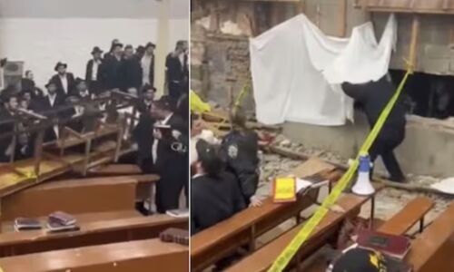 Orthodox Jewish Protesters Clash with Police Over Illegal Tunnel Discovery at Chabad Lubavitch World Headquarters