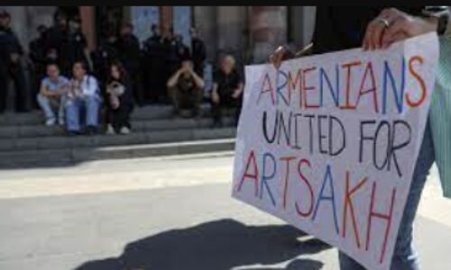 Refugees from War-Torn Nagorno-Karabakh Arrive in Armenia as Protests Erupt over Russian Peacekeepers Failure to Protect Armenian Population Refugees from War-Torn Nagorno-Karabakh Arrive in Armenia as Protests Erupt over Russian Peacekeepers Failure to Protect Armenian Population