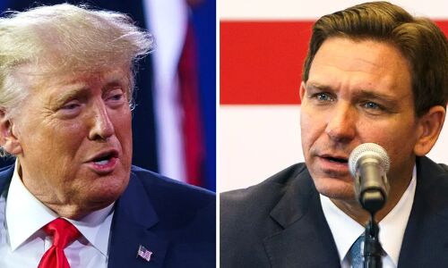 Florida Governor and Businessman Pledge Allegiance to Republican Party, But Trumps Support Remains Uncertain Florida Governor and Businessman Pledge Allegiance to Republican Party, But Trumps Support Remains Uncertain