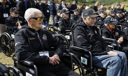 Commemorating the 80th Anniversary of D-Day: Sunrise Illuminates Normandys Beaches