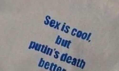 Russian Woman Fined 30,000 Rubles for Sharing Anti-Putin Tote Bag Image