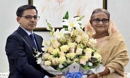 Diplomatic Delegation Congratulates & Pledges Support to Bangladeshi PM Hasina After Reelection Victory