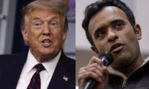 Trump Takes Aim at Rival Vivek Ramaswamy in Heated Republican Nomination Battle