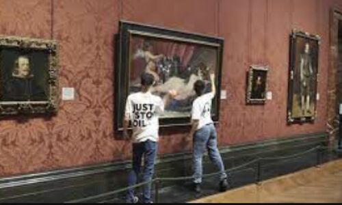Climate Change Activists Strike Again: Famous Velázquez Painting Vandalized in National Gallery