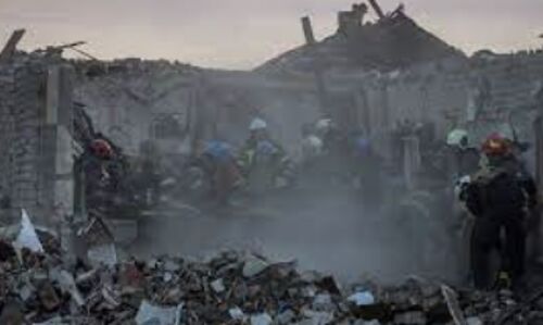 Devastating Missile Strike Leaves Grieving Ukrainian Community in Shock and Anguish