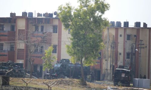 Schools close down after terror attack at Sunjwan army camp Schools close down after terror attack at Sunjwan army camp