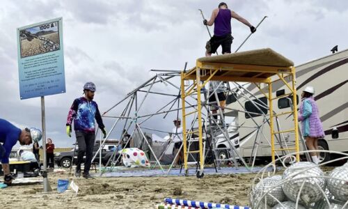 Burning Man Cleanup Faces Uphill Battle as Summer Storm Leaves Massive Mess Behind