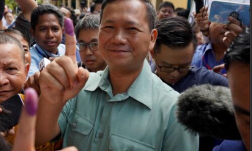 Hun Sens Heir Defends Controversial Election Victory as US Condemns Neither Free nor Fair Polls in Cambodia Hun Sens Heir Defends Controversial Election Victory as US Condemns Neither Free nor Fair Polls in Cambodia