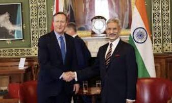 Indias External Affairs Minister S Jaishankar Meets with Britains New Foreign Secretary David Cameron to Tackle Global Challenges